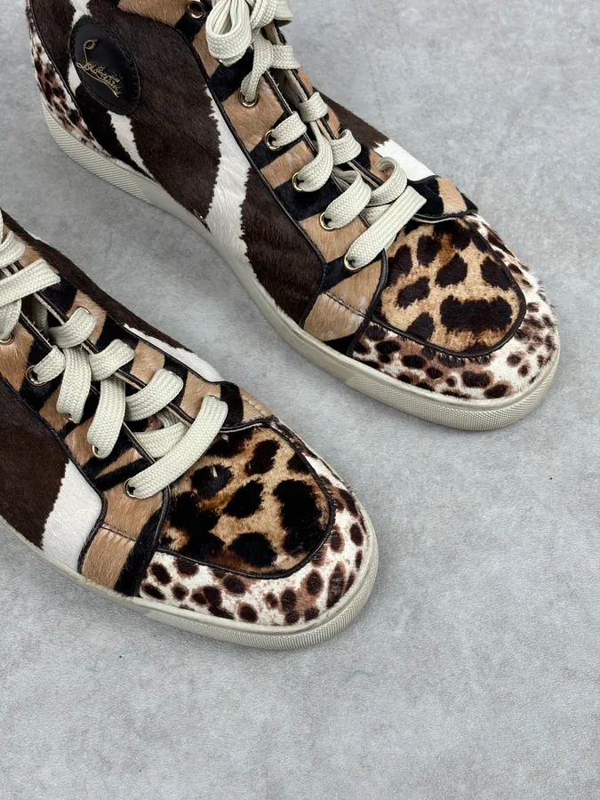 Christian Louboutin “Rantus Orlato Flat” Pony Hair Sneakers - Image 10