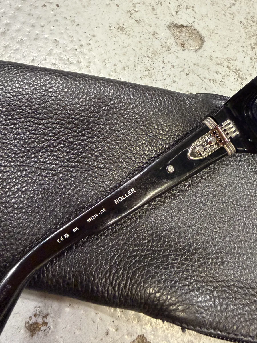 Chrome Hearts Black Roller Signature Sunglasses - Image 12