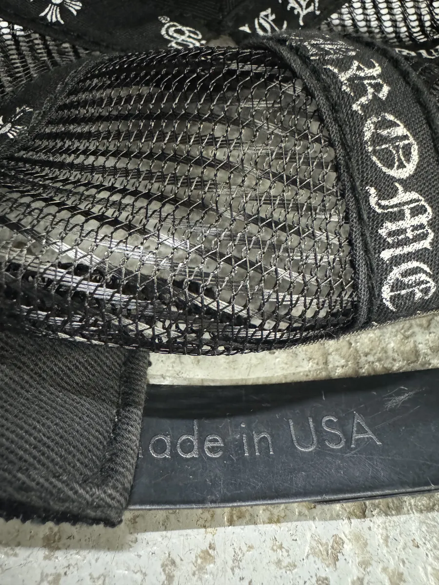 Chrome Hearts CH Hollywood Military Camo Trucker Cap - Image 9