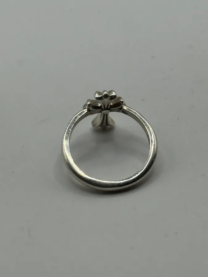 Chrome Hearts Cross Bubblegum Silver Ring - Image 4