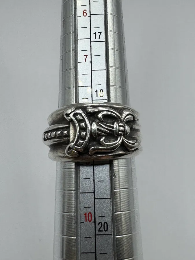 Chrome Hearts Dagger Silver 925 Ring - Image 8