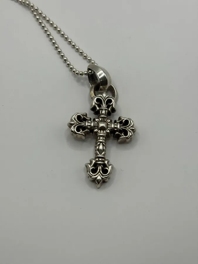 Chrome Hearts Filigree Cross Silver 925 Pendant - Image 9