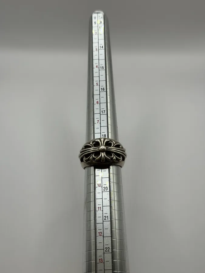 Chrome Hearts Floral Silver 925 Ring - Image 2
