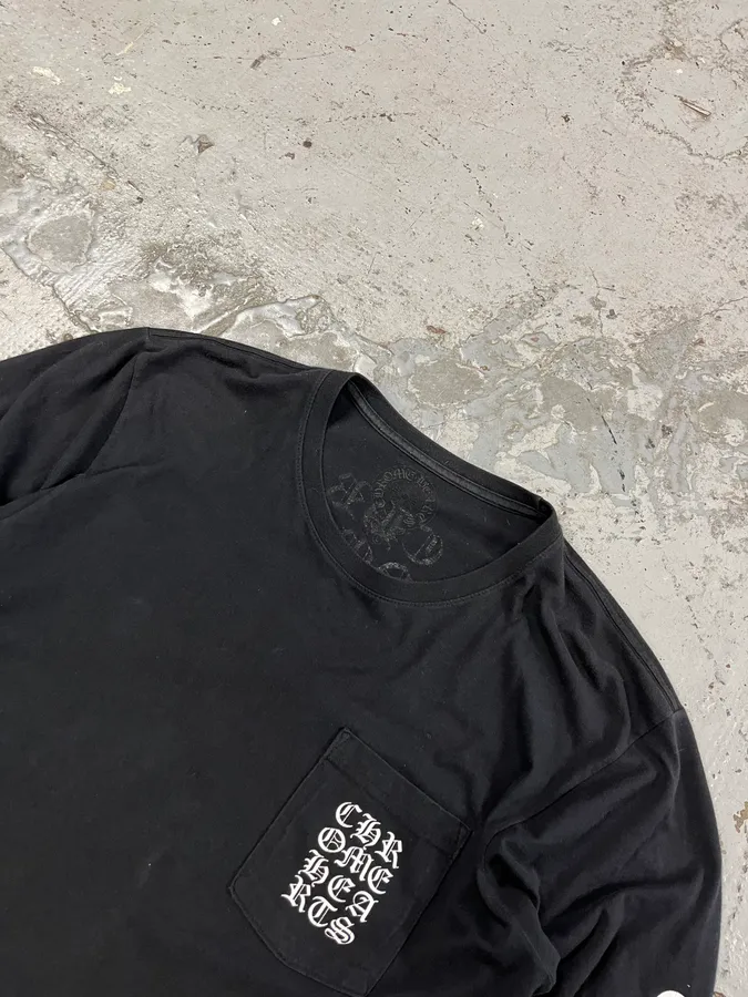 Chrome Hearts Gothic Propaganda Black Longsleeves - Image 5