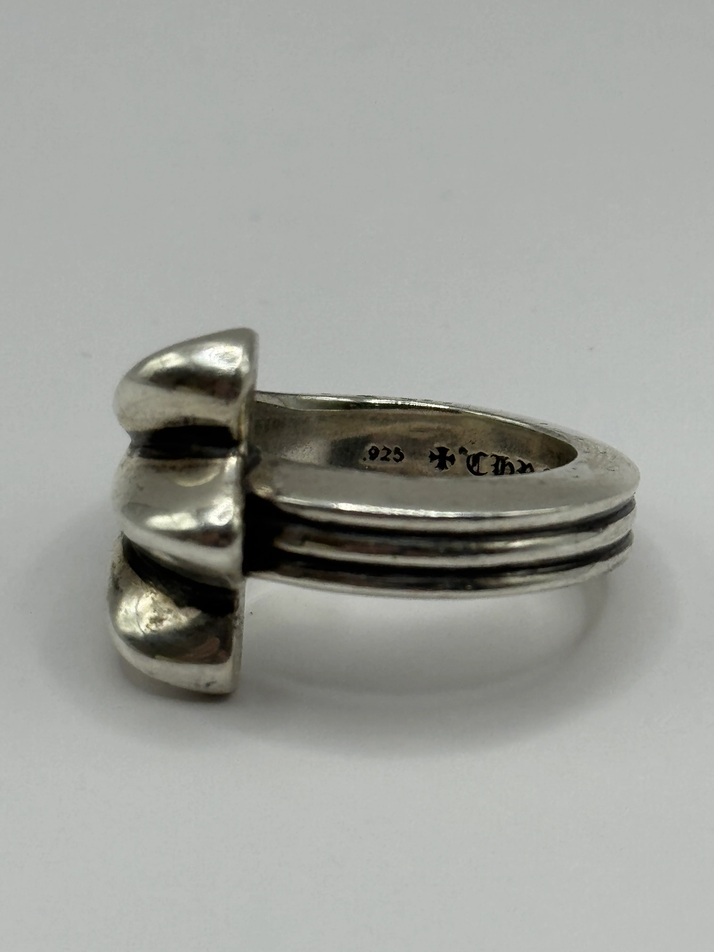 Chrome Hearts Half 720 Silver 925 Ring - Image 11