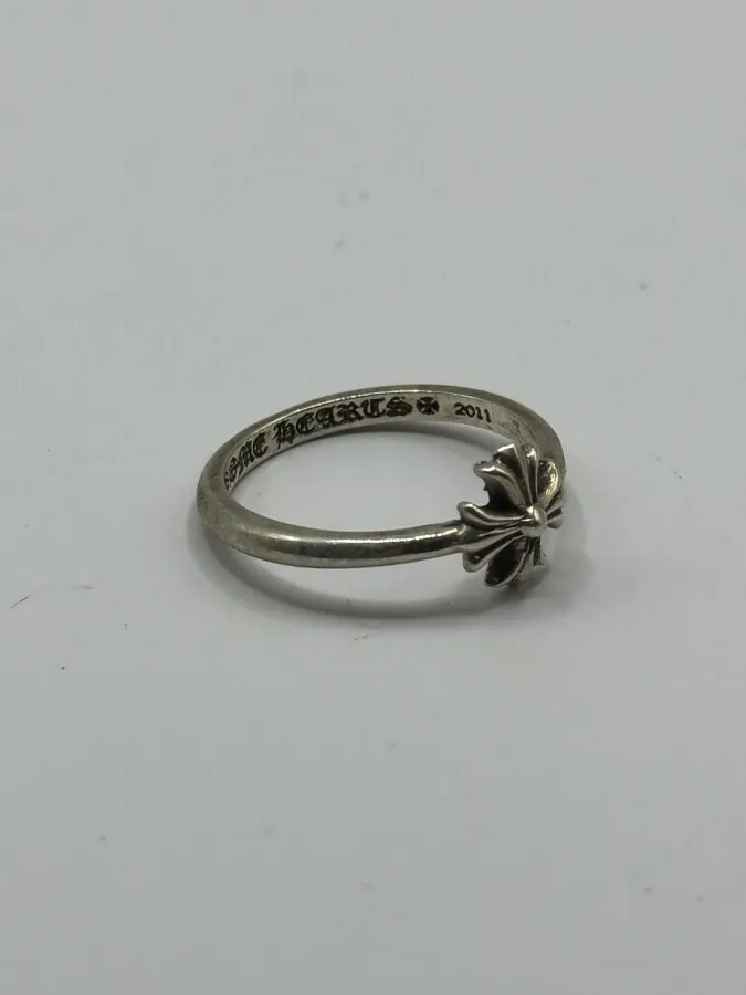 Chrome Hearts Plus Bubblegum Silver Ring - Image 2