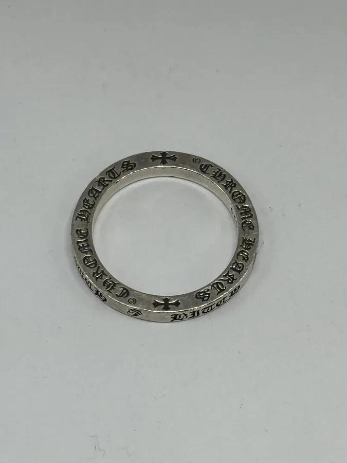 Chrome Hearts Rolling Stones Signature Silver Ring - Image 5