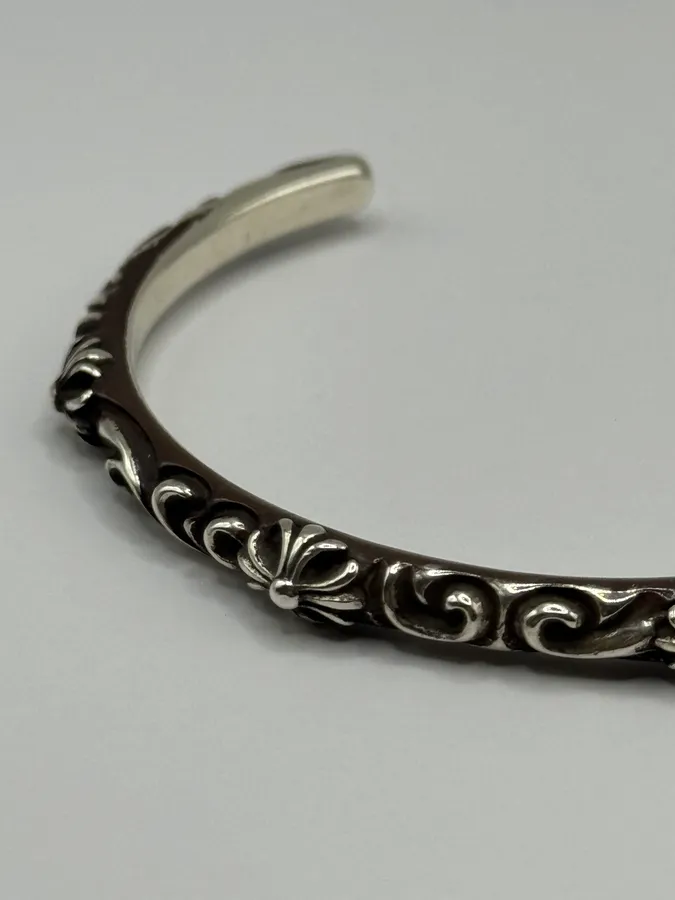 Chrome Hearts SBT Band Silver 925 Bangle Bracelet - Image 2