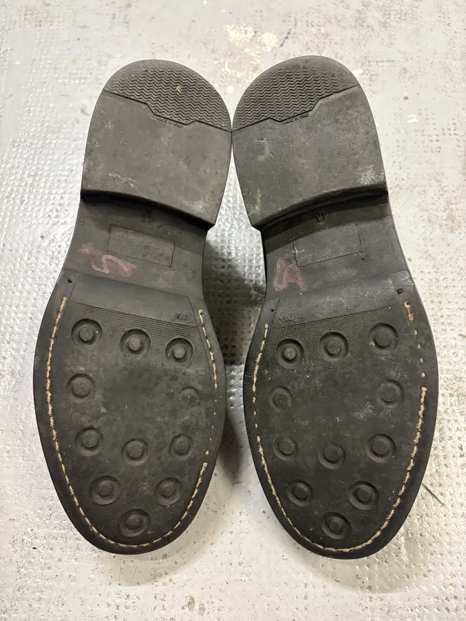 Claude Montana Black Leather Classy Buckle Loafers - Image 6
