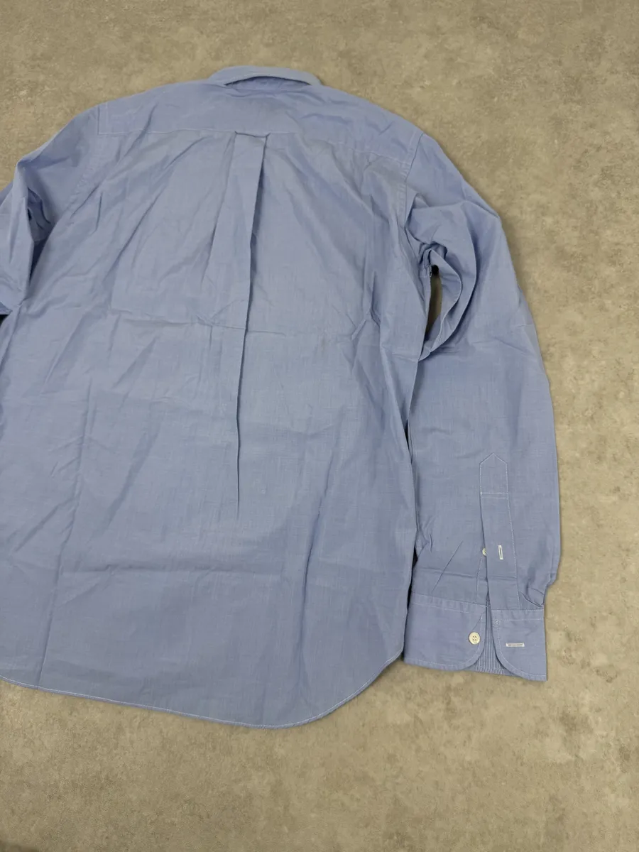 Comme des Garçons Junya Watanabe Blue Patchwork Shirt - Image 7
