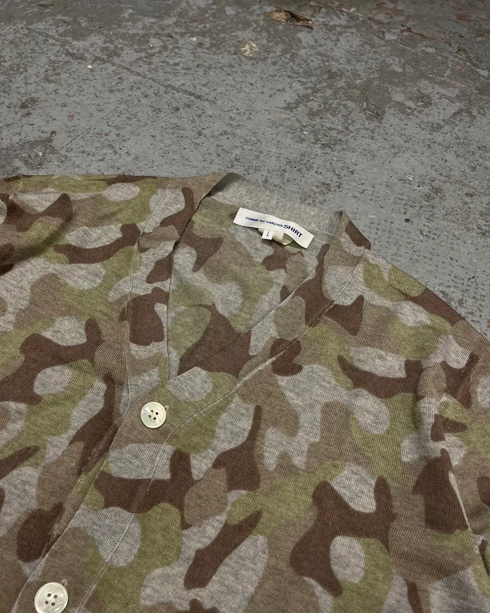 Comme Des Garçons Shirt Camo Cardigan - Image 5