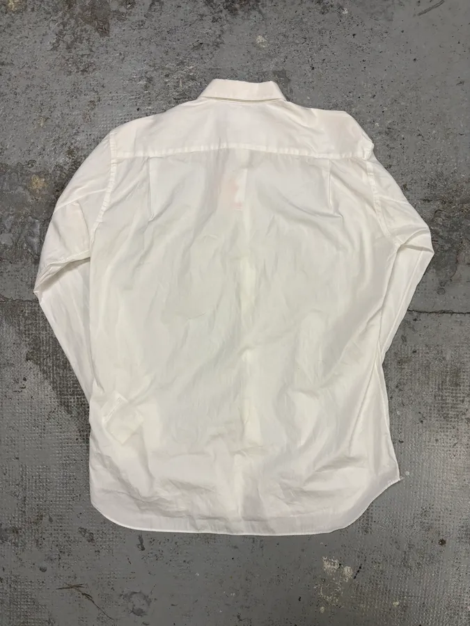 Comme des Garçons White Camo Cargo Irregular Shirt - Image 4