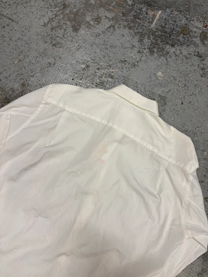 Comme des Garçons White Camo Cargo Irregular Shirt - Image 5