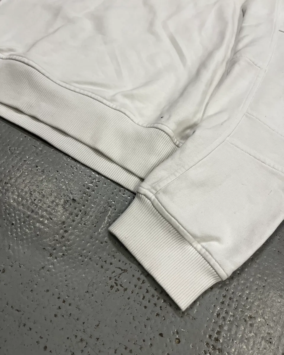 Comme des Garçons White Signature Hoodie - Image 6