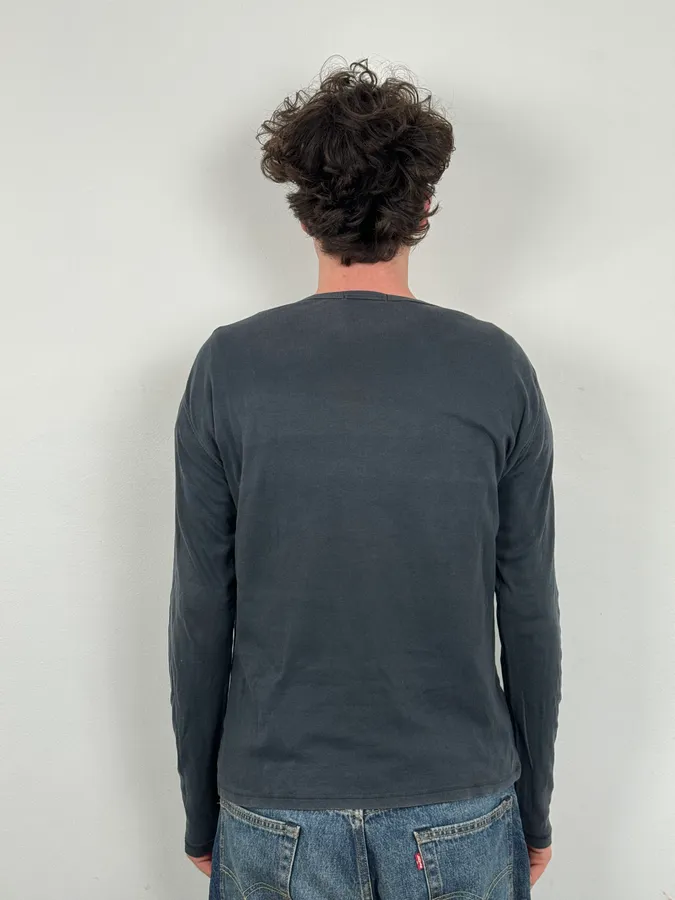 Daniele Alessandrini Black London Calling Longsleeve T-Shirt - Image 3