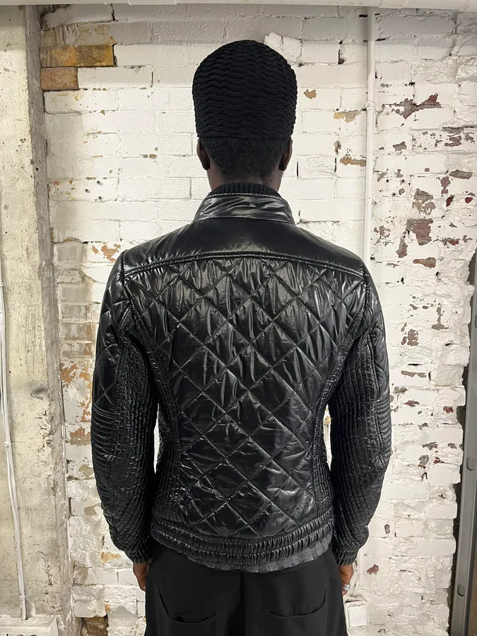 Daniele Alessandrini Black Quilted Puffer Jacket - Image 3
