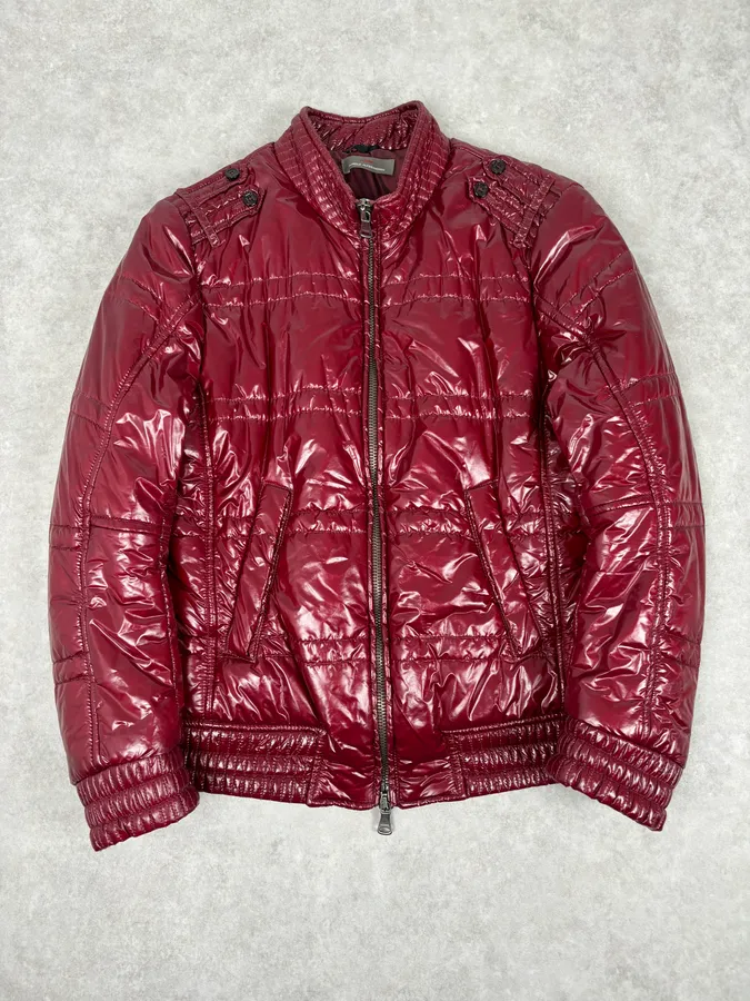 Daniele Alessandrini Bordeaux Nylon Quilted Jacket