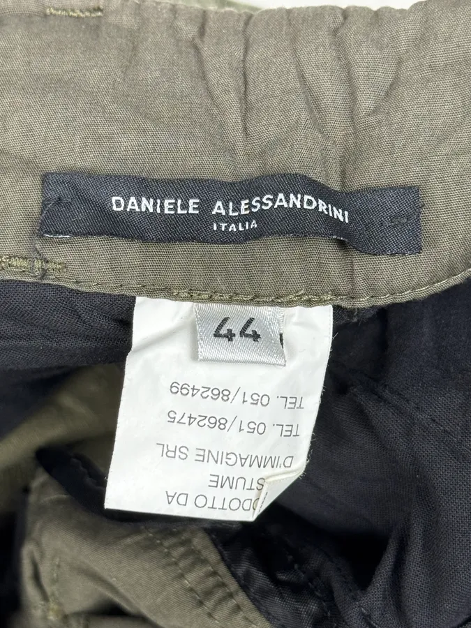 Daniele Alessandrini Green Cross Patch Flare Pants - Image 13