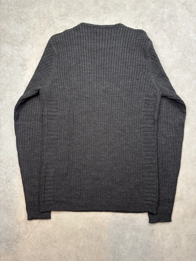 Daniele Alessandrini Grey Minimalist Sweater - Image 5