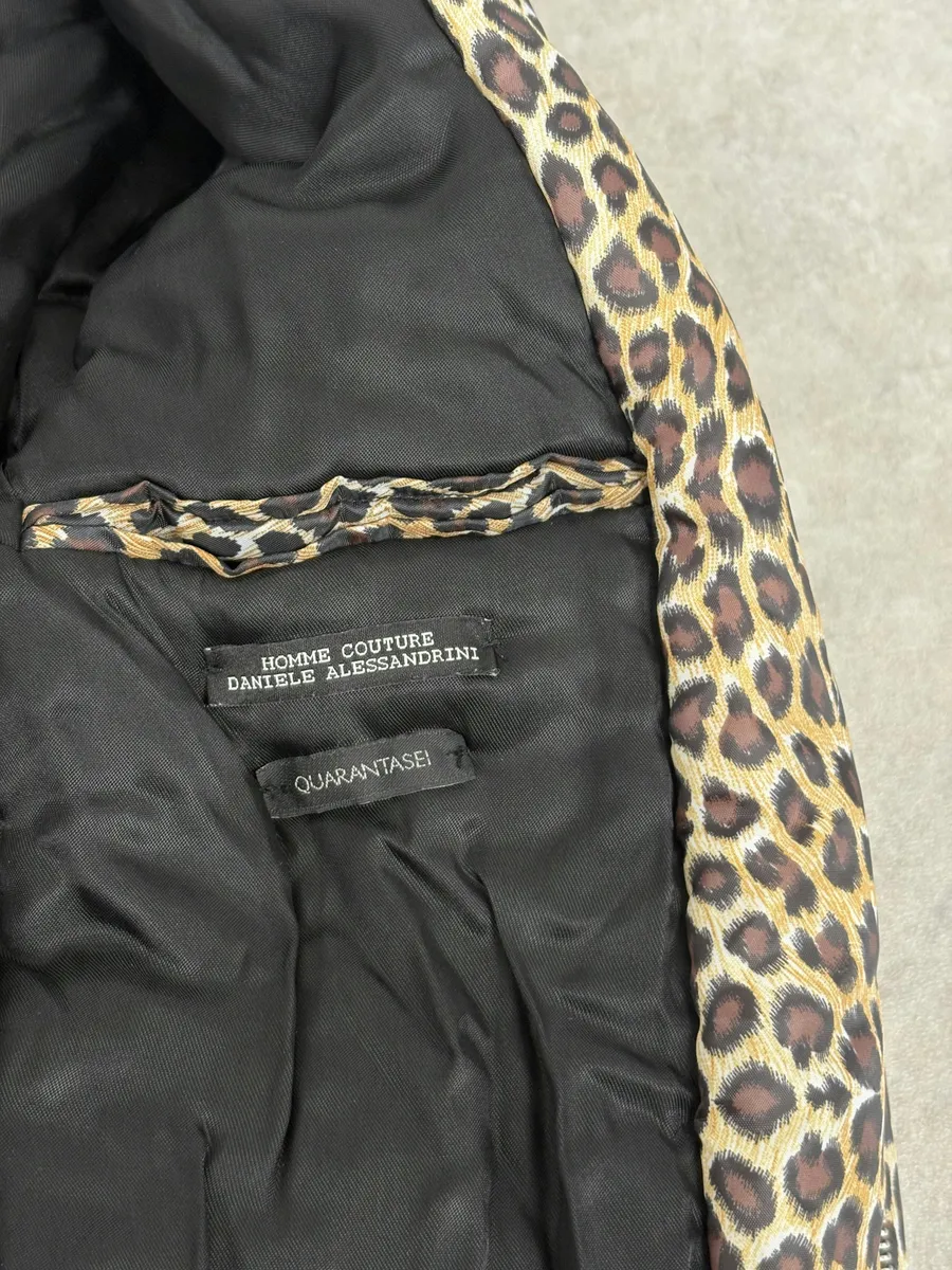 Daniele Alessandrini Leopard Bomber Jacket - Image 7