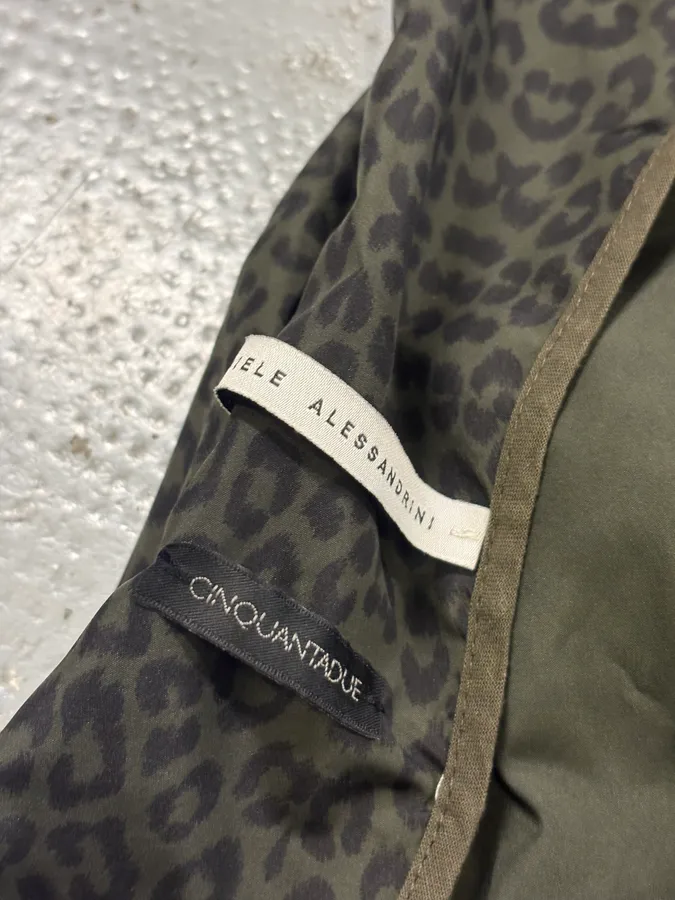 Daniele Alessandrini Nylon Leopard Print Light Jacket - Image 9