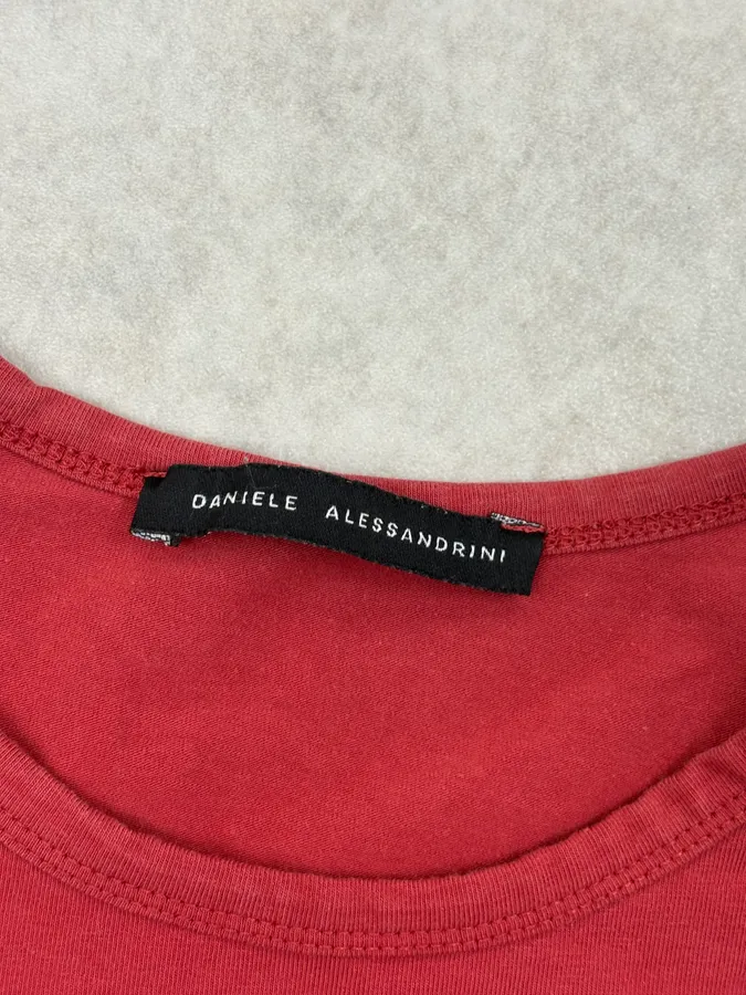 Daniele Alessandrini Red Train Graphic Perspective Longsleeve - Image 7