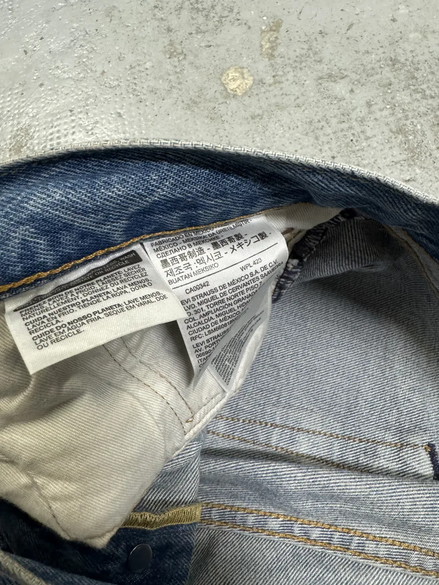 Denim Tears Levis 501 Blue Denim Jeans - Image 10