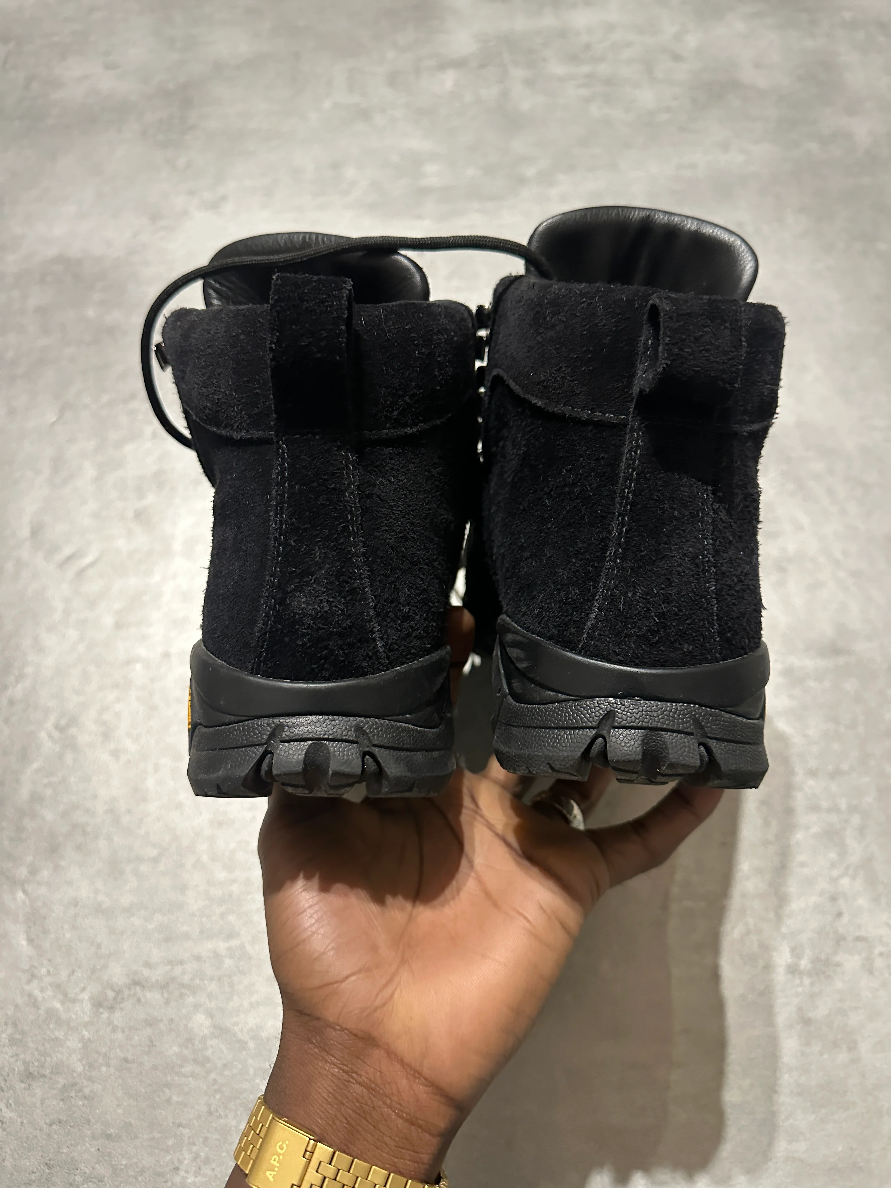 Diemme Suede Leather Vibram Black Hiking Boots - Image 4