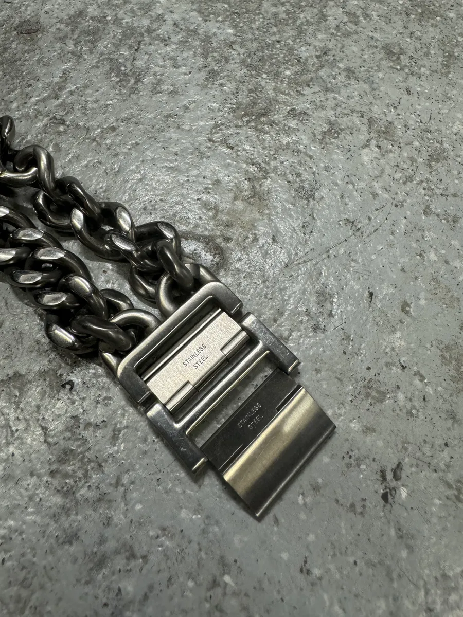 Diesel 2 Chains Silver Steel Watch - Image 6