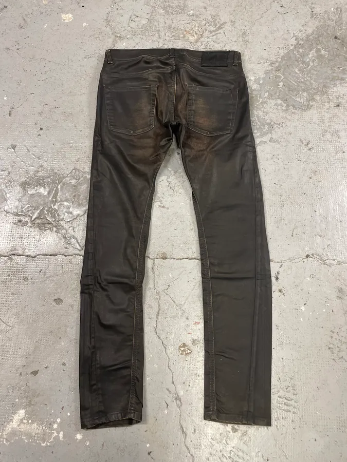 Diesel Black Gold Selvedge Slim Coated Denim - Image 6