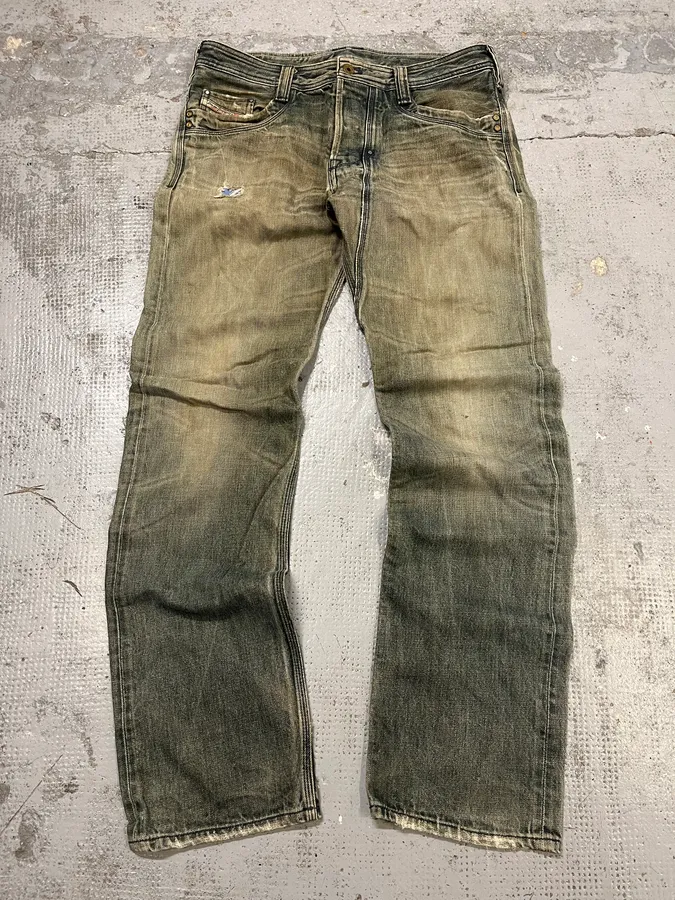 Diesel Blue Faded Rebel Denim Jeans