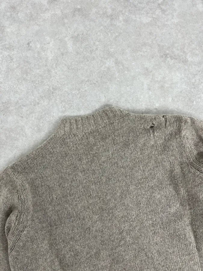 Diesel Destroyed Grey Sweater - Image 6