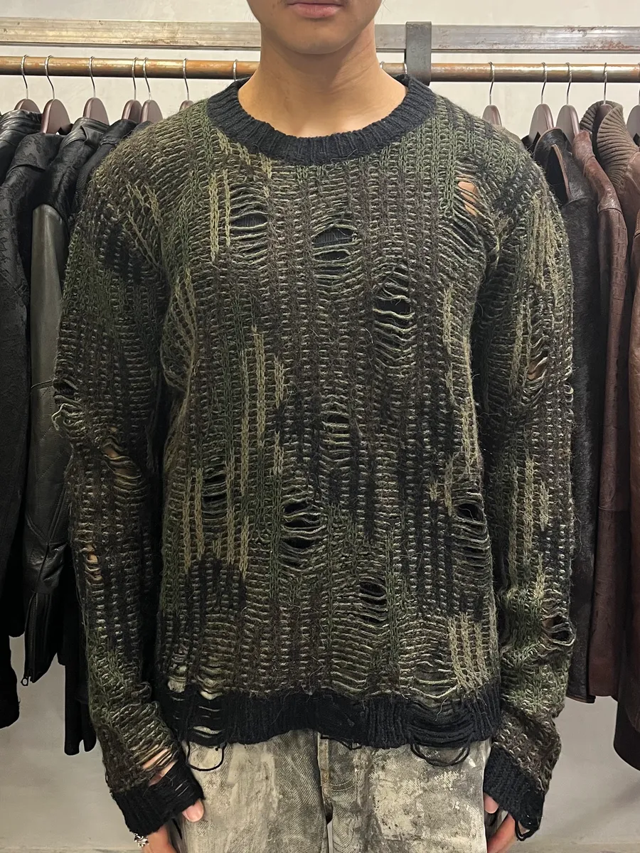 Diesel Experimental Destroyed Sweater