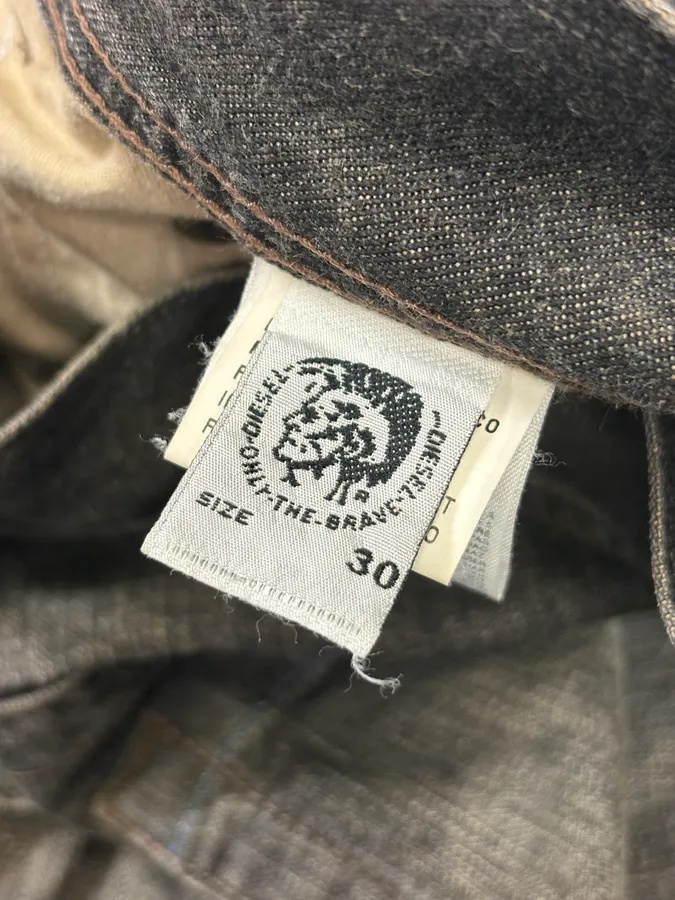 Diesel Grey Abstract Cozy Denim Jeans - Image 11