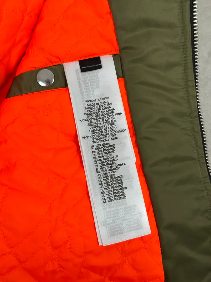 Diesel Khaki Camo Panel Bomber Jacket - Image 11