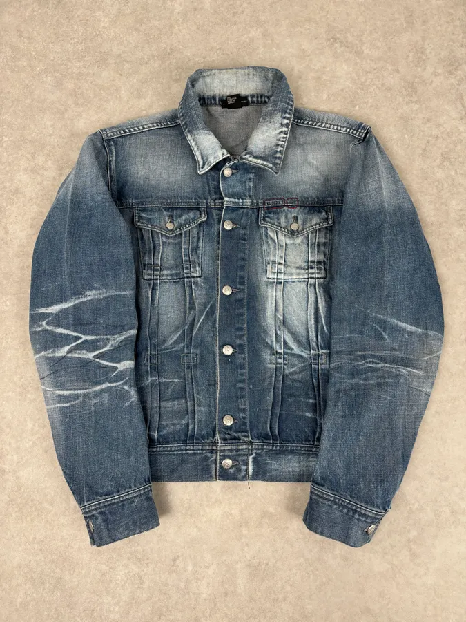Diesel Light Blue Faded Denim Jacket