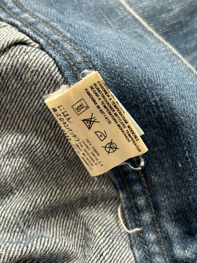 Diesel Light Blue Faded Denim Jacket - Image 14
