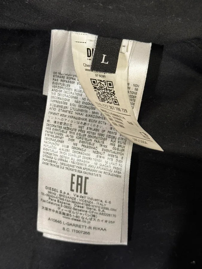 Diesel Perfecto Raw Grey Leather Jacket - Image 12