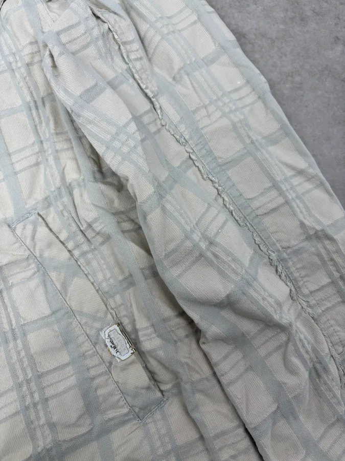 Diesel White Plaid Zip Jacket - Image 6