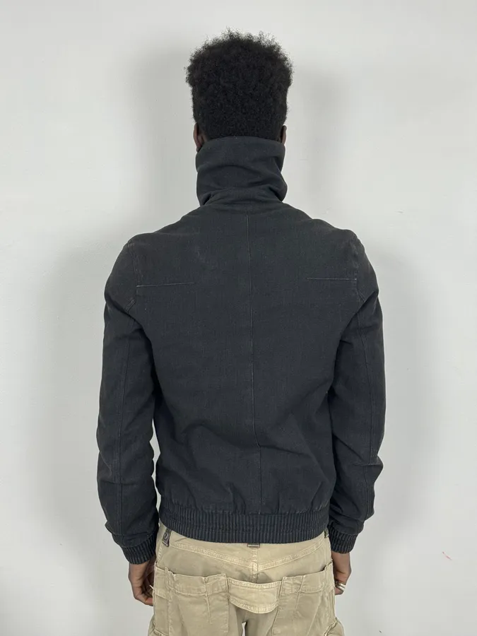 Dior Anthracite High Neck Bombers Jacket - Image 3