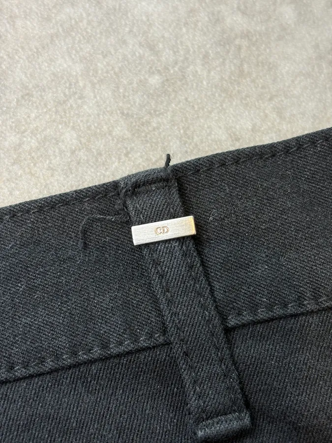 Dior Black Signature Denim Jeans - Image 9