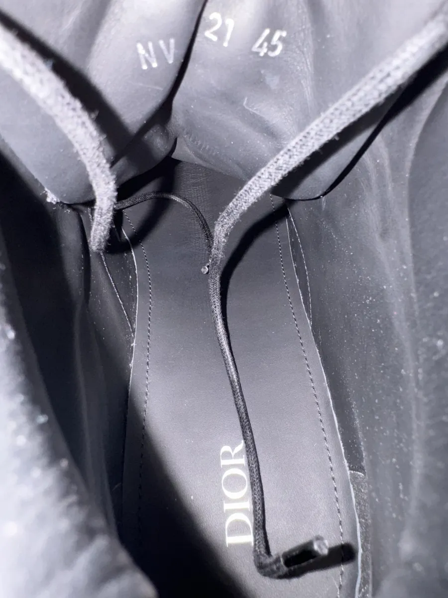 Dior Explorer Jacquard Black Leather Mountain Boots - Image 9