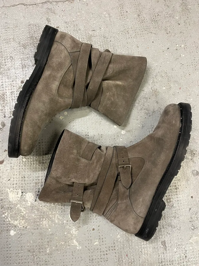 Dior Laces Suede Leather Tern Ankle Boots - Image 7