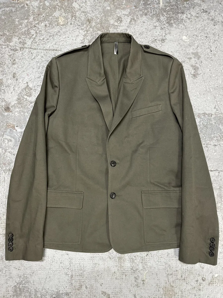 Dior Military Olive Military Blazer Jacket