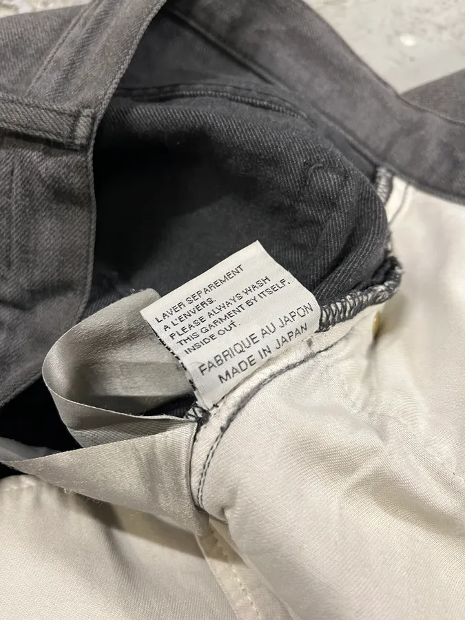 Dior Raw Grey Slim Jeans by Kris Van Assche - Image 13