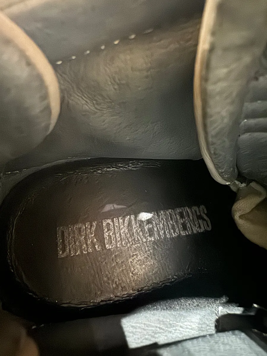 Dirk Bikkembergs Olive Scratch Heels - Image 9