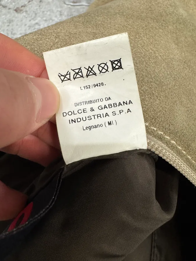 Dolce & Gabbana Beige Suede Bag - Image 10