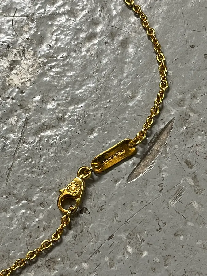 Dolce & Gabbana Black & Gold Rosary Necklace - Image 10