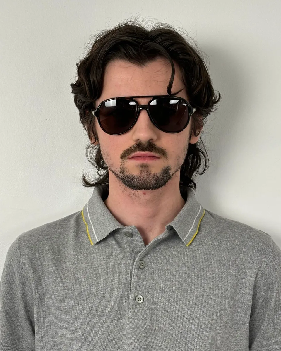 Dolce & Gabbana Brown Acetate Aviator Sunglasses - Image 2