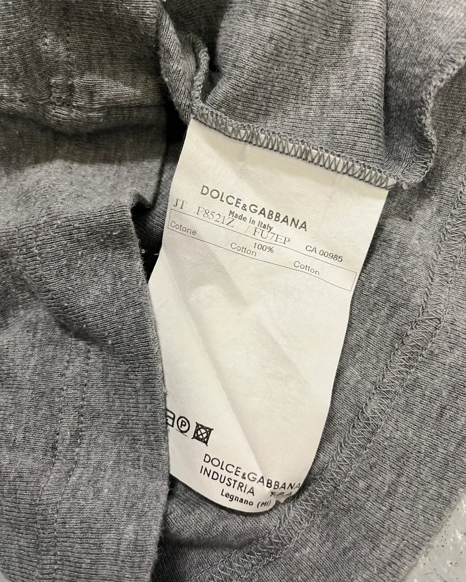 Dolce & Gabbana Grey Embellished Cross Tank Top - Image 9
